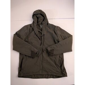 Roark Men's XL Primaloft Insulated Layover Hooded Packable Jacket Waterproof